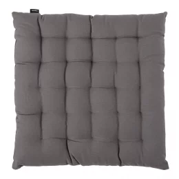 Подушка на стул из хлопка серого цвета из коллекции essential, 40х40 см
