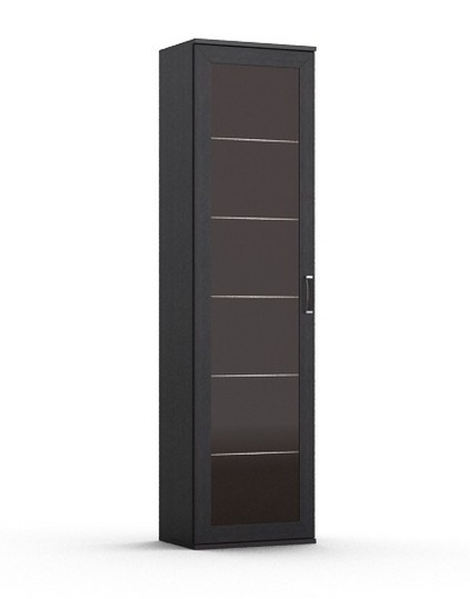 Шкаф комбинированный Gloss (стекло, полки из стекла)