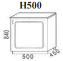Шкаф нижний Агава н500