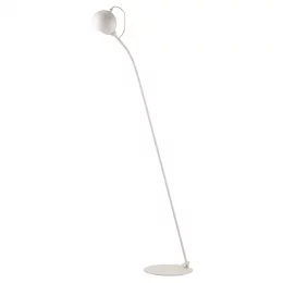 Лампа напольная ball, 130 см, белая матовая