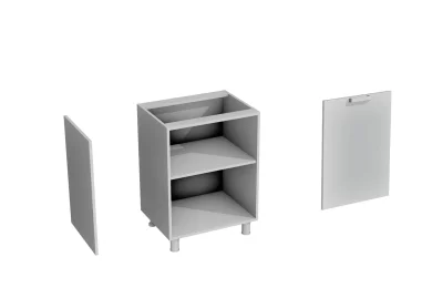 Нижний шкаф Аленушка Н 601 одностворчатый правый