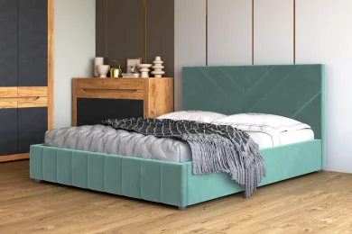 Кровать интерьерная Нельсон Линия с основанием