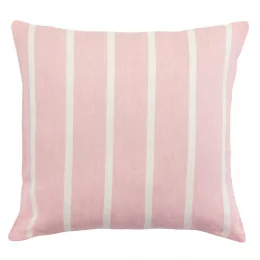 Чехол на подушку декоративный в полоску цвета пыльной розы из коллекции essential, 45х45 см