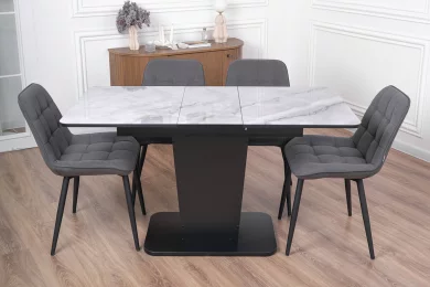 Стол Грант раздвижной со стеклом