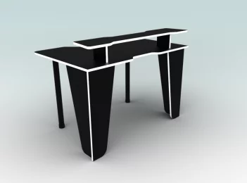 Геймерский компьютерный стол GT-WXGL-121 черный
