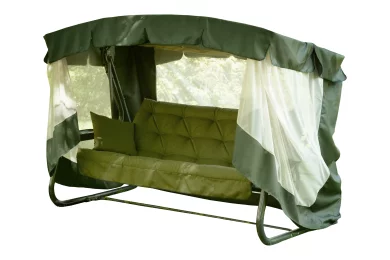 Качели садовые 4-х местные Саванна ткань папермун