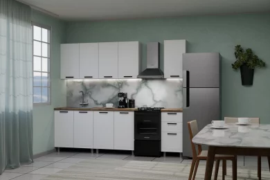 Кухонный гарнитур Ромашка 2.0 со столешницей