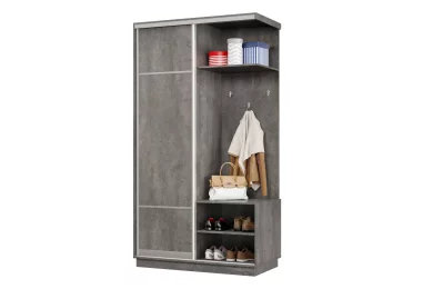 Прихожая-купе Классика Лайт 02 (08) правая Цельная