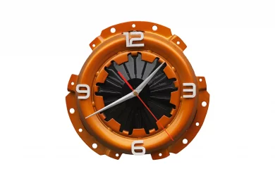Настенные часы Rolling Stol из корзины сцепления M оранжевый