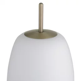 Лампа настольная silk, 53х20 см, белое опаловое стекло