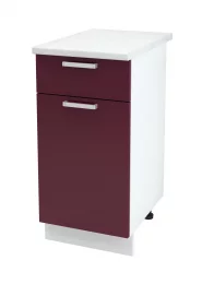 Шкаф нижний Глория ШН1Я 400 (без столешницы) правый