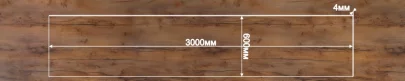 Стеновая панель (фартук) SANVUT 3000х600 мм