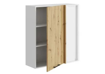Шкаф навесной Loft ШП-800 Н10 угловой с 1 створкой