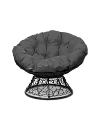 Кресло Папасан с ротангом