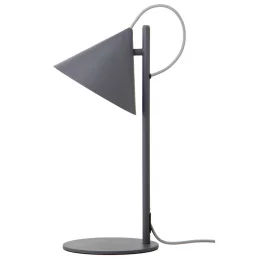 Лампа настольная benjamin, 20х23х47 см, серая матовая, серый шнур