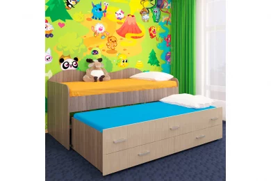 Кровать детская Нимфа двухместная с ящиками