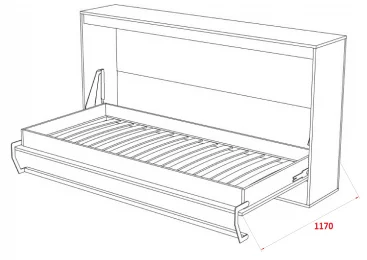 Шкаф-кровать трансформер STRADA 90