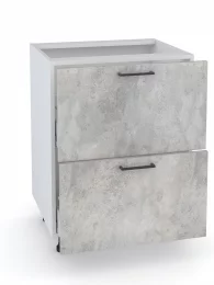 Шкаф-стол 60 см с двумя ящиками Н600-2Я