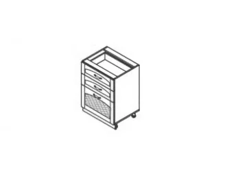 Стол Равенна Н60 3ящ решетка