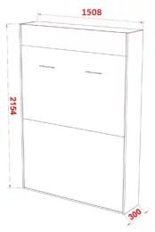 Шкаф-кровать трансформер STUDIO140