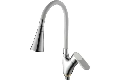 Смеситель для кухни Ammore A5007 силиконовым изливом