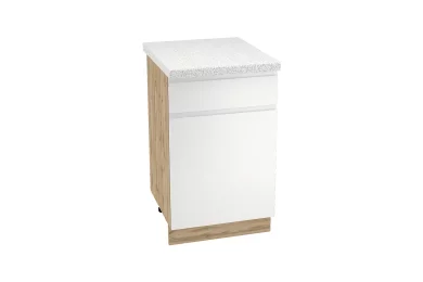 Шкаф нижний Маори 1 ящик с 1 створкой 500 левый