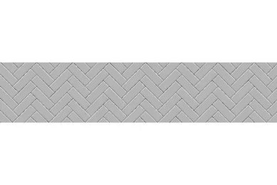 Стеновая панель Метро керамик серый 3050 Пластик
