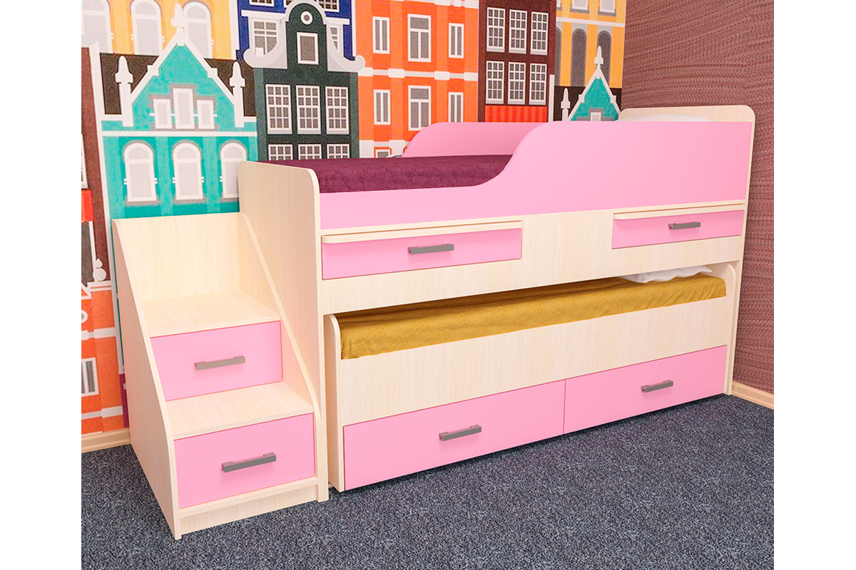 Кровать детская с выдвижными ящиками, арт. 31400