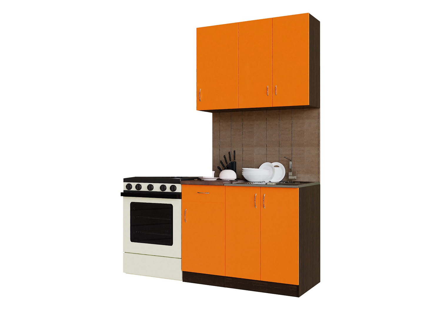 Кухонный гарнитур Санвут (модульный) шкаф с нишей на 400