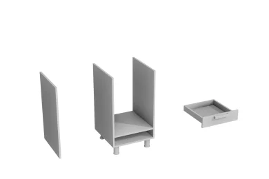 Нижний шкаф Аленушка НД 450 под духовой шкаф