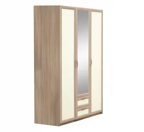 Шкаф Камелия 3-х дверный с зеркалом и ящиками