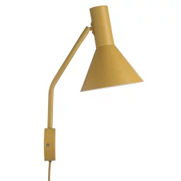 Лампа настенная lyss, 42х18 см, миндальная матовая