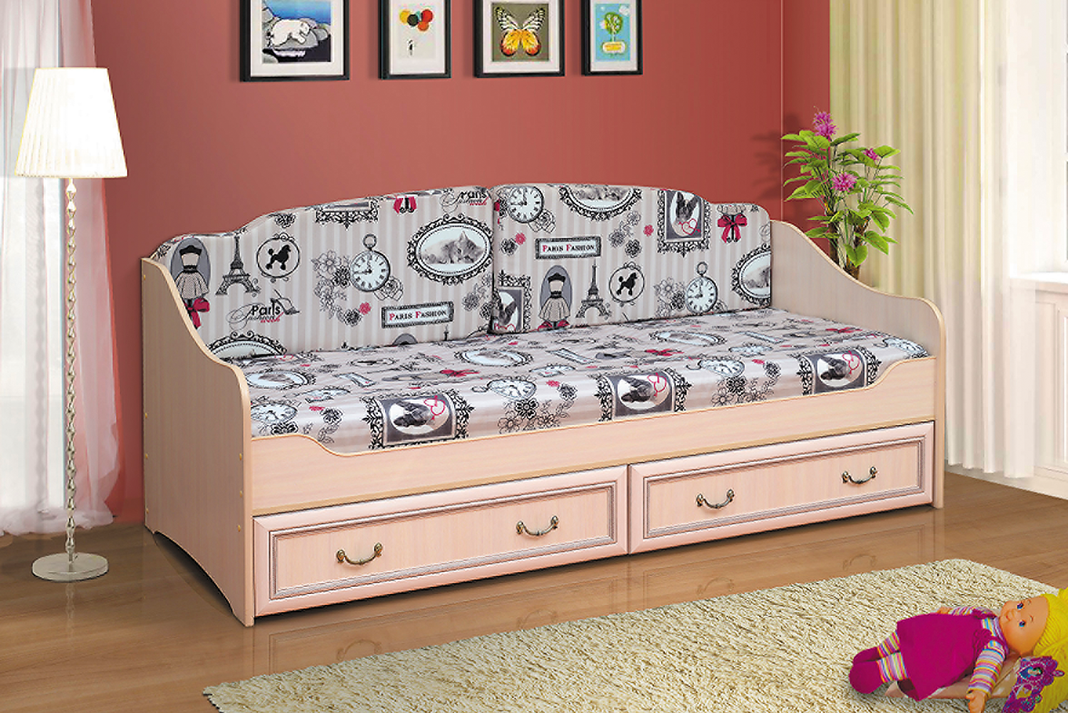Фант мебель кровать Омега 7