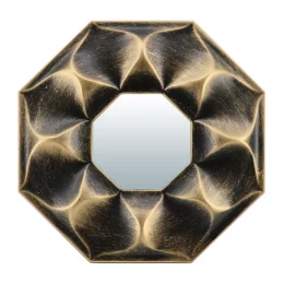 QWERTY Зеркало декоративное Руан, D10 см, бронза