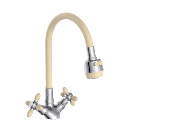 Смеситель д/кухни с 2-мя рукоятками АНТЕЙ 1/10
