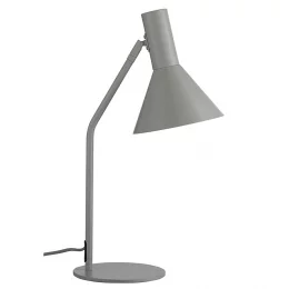 Лампа настольная lyss, 50х25х18 см, светло-серая матовая