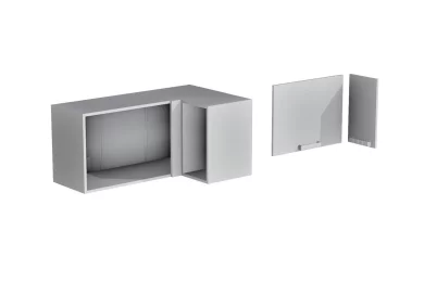 Верхний шкаф Аленушка ВВГУ 1000 горизонтальный высокий угловой