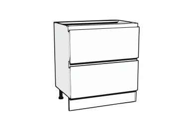 Шкаф кухонный нижний Авеню Н80 2ящ (FE)