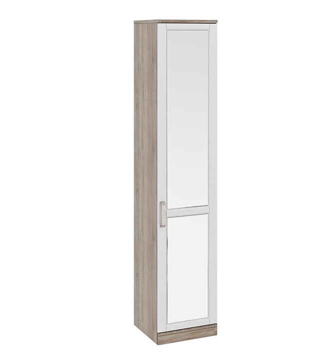 Шкаф для белья Прованс с 1-ой зеркальной дверью левый (022R) СМ-223.07.022R