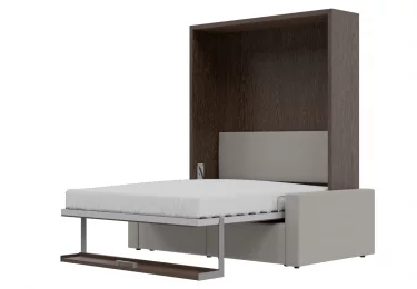 Шкаф-Кровать с диваном СМАРТ 1 Венге Серый