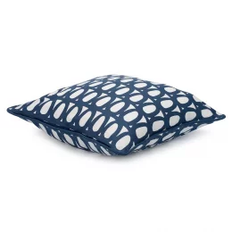 Чехол на подушку с принтом twirl темно-синего цвета из коллекции cuts&pieces, 45х45 см