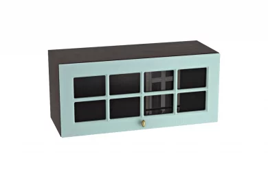 Шкаф верхний СМ горизонтальный со стеклом 800 (h=358) ШВГС 800