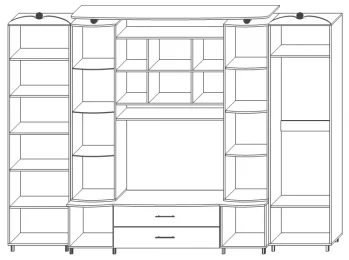 Стенка Орфей-6 (набор корпусной мебели)