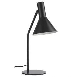 Лампа настольная lyss, 50х25х18 см, черная матовая