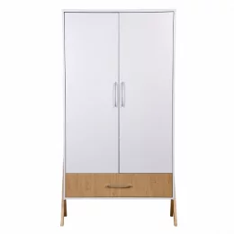 Шкаф двухсекционный Polini kids Porto с 1 ящиком