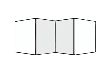Шкаф навесной горизонтальный Авеню В60х60/360