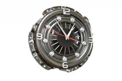 Настенные часы Rolling Stol из корзины сцепления L серый металлик