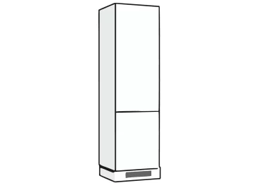 Шкаф-пенал кухонный Авеню П60 2д холодильник