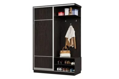 Прихожая-купе Классика Лайт Мини 04 (08) правая Цельная