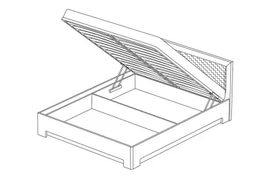 Кровать Парма Нео с подъемным ортопедическим основанием (модель 1)